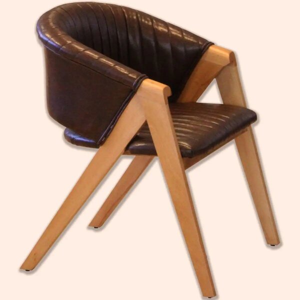 Scaun living tapitat,fag,Seria Special AST-650,Homs,60012,albastru