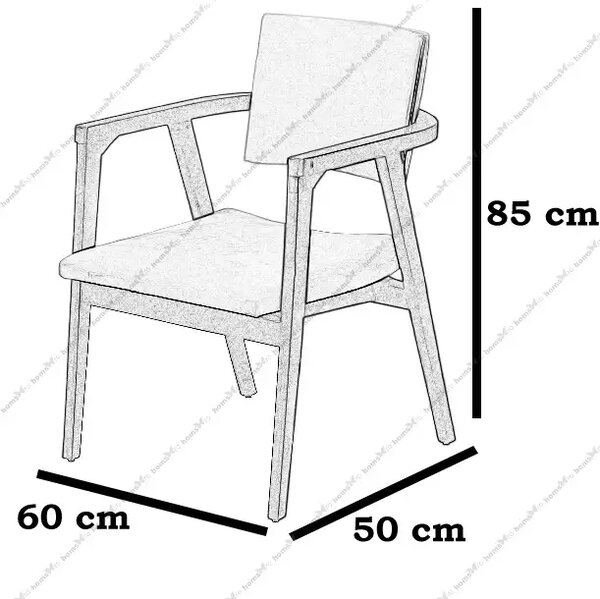 Scaun living tapitat,fag,Seria Special AST-650,Homs,60022,bej-nuc