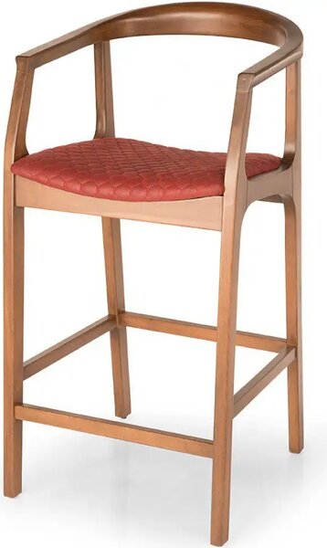Scaun bar tapitat,fag,Seria Special AST-650,Homs,60016,rosu