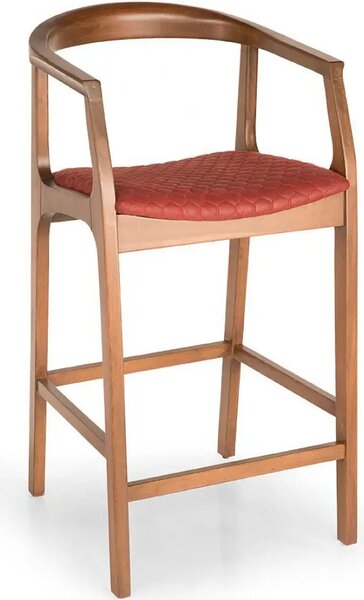 Scaun bar tapitat,fag,Seria Special AST-650,Homs,60016,rosu