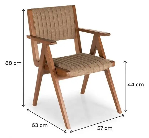 Scaun living tapitat,fag,Seria Special AST-650,Homs,60031