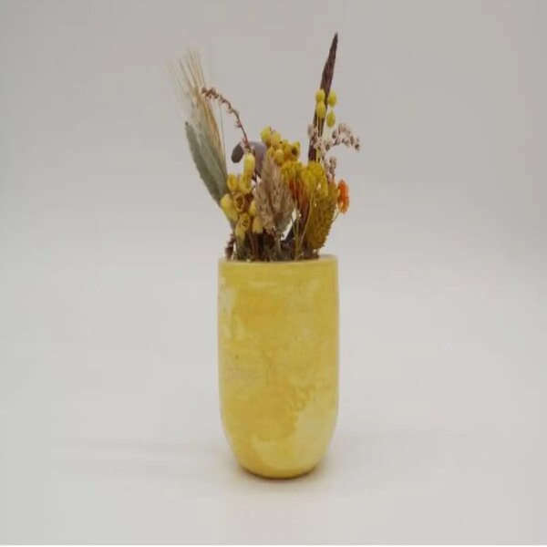 Ghiveci decorativ cu flori artificiale, homs seria A620,17x5.5x9 cm,30358