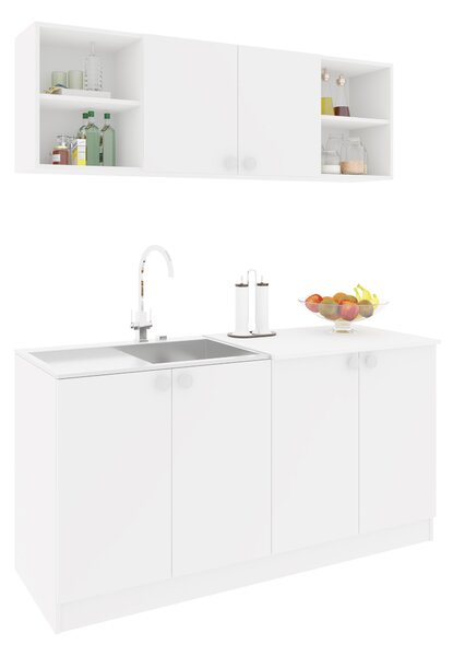 Set haaus Sena, Alb, L 160 cm