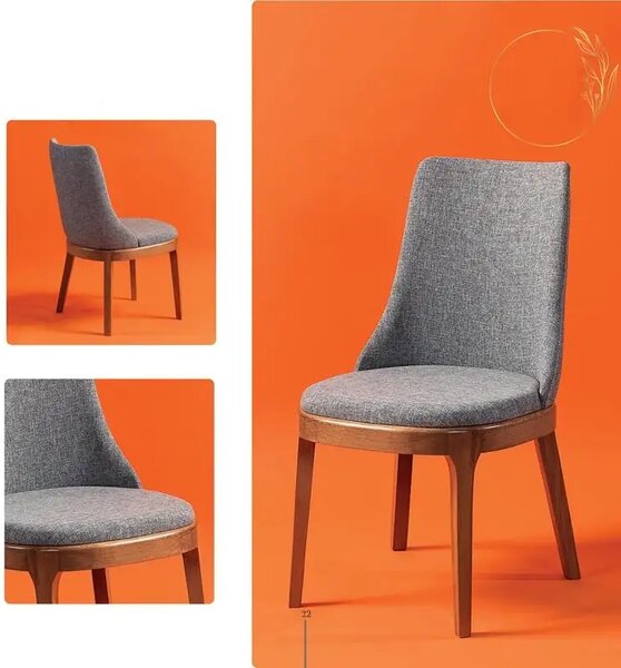 Scaun living tapitat Seria SpeciaL-620 maro Homs,clasic