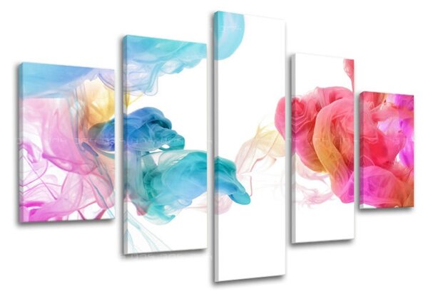 Tablouri canvas 5 - piese ABSTRACT AB075E50
