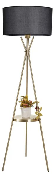 Lampadar cu masuta gri-auriu Homs,seria lx, 160 cm,40013
