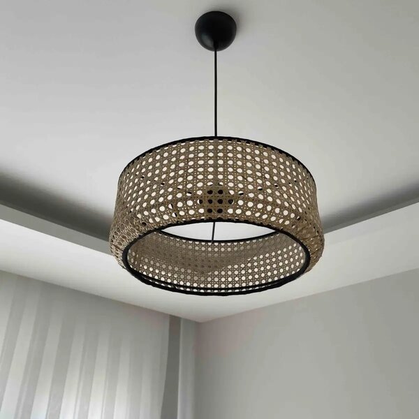 Lustra stil industrial lemn-metal,seria lx, homs,40008