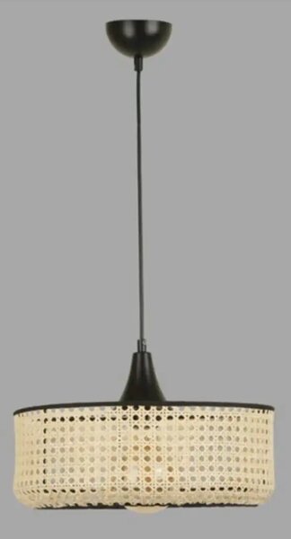 Lustra stil industrial lemn-metal,seria lx, homs,40008