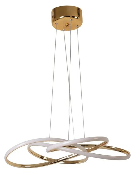 Lustra gold cu led,3 color lumina homs ro,lx,40024