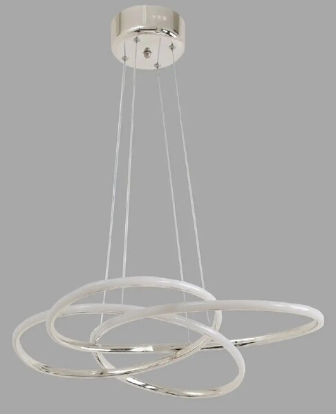 Lustra coloare crom cu led,3 color lumina homs ro,lx,40025