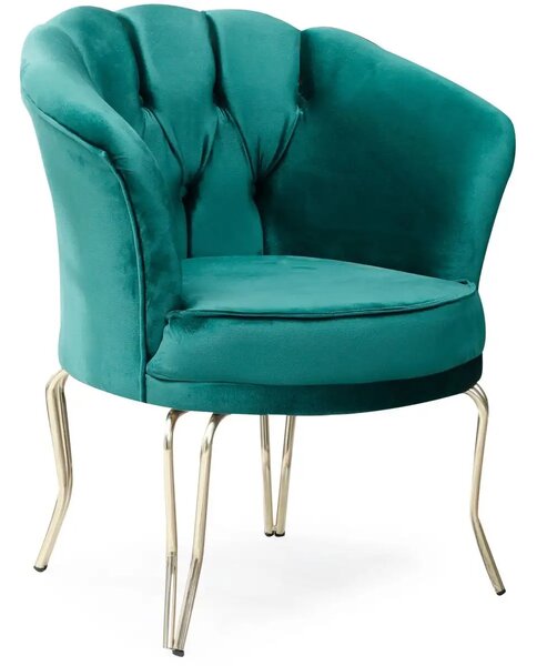 Set canapea Viena Homs textil verde-auriu,30703