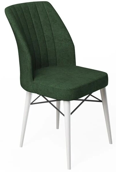 Scaun living tapitat Valentina verde Homs