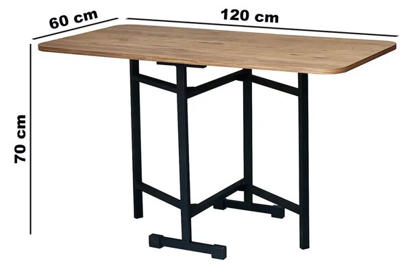 Mese Bucatarie extensibile Homs Nuc 120 x 60 x70 cm,w0032