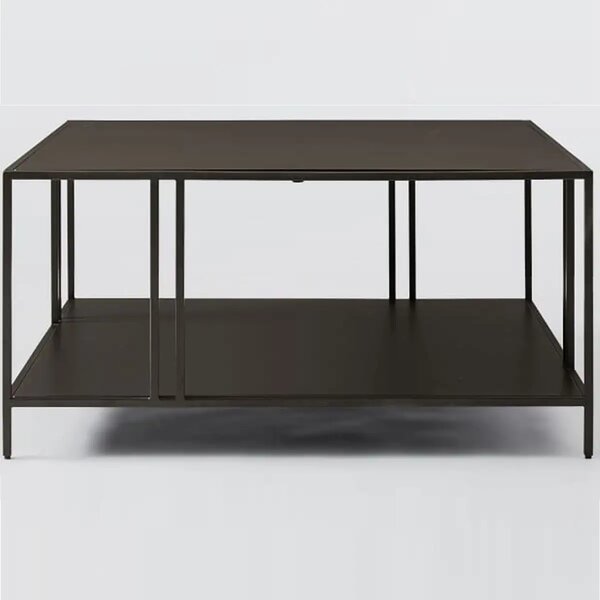 Masa de cafea Deco Homs,seria D-710,80 x 80x 40 cm, negru,0015