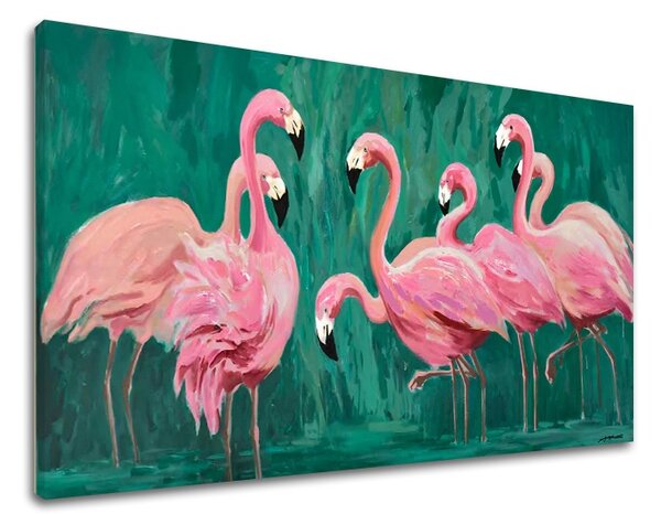 Tablouri canvas FLAMINGOSI 1 - piesa XOBCH12426GE1