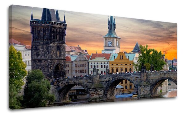 Tablouri canvas ORAȘE Panorama - PRAGA CZ004E13