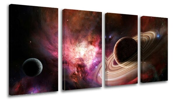 Pictură murală în 4 părți UNIVERSE GA001E41