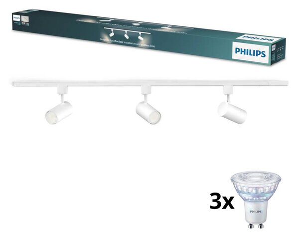 Philips - Spot LED dimabil pe șină, sistem EASYLINK 3xGU10/6,2W/230V 1m alb
