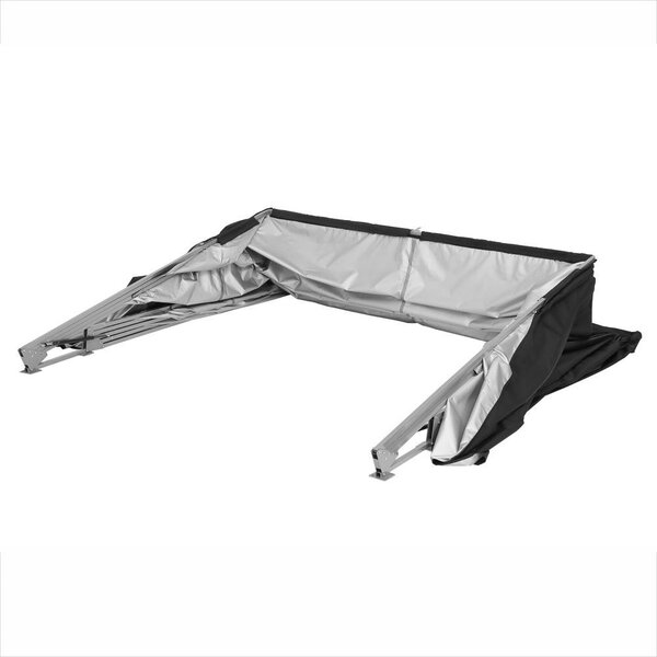 Copertină pliabilă pentru automobil Avenberg SHELL negru