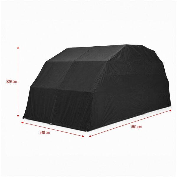 Copertină pliabilă pentru automobil Avenberg SHELL negru