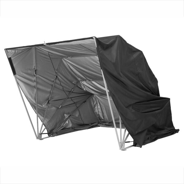 Copertină pliabilă pentru automobil Avenberg SHELL negru