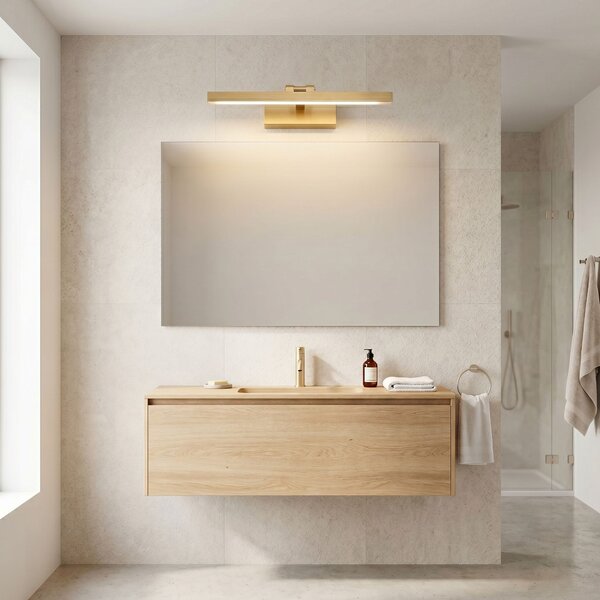 Aplică LED pentru baie APP1863-1W 40cm BRUSH GOLD