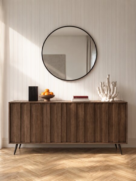 Comodă Flaro 183 cm cu iluminare - stejar Dunin