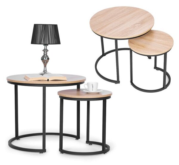 Set de 2 măsuțe de cafea LOFT