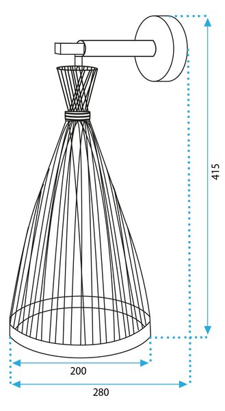 Lampa de perete BOHO APP1340-1W