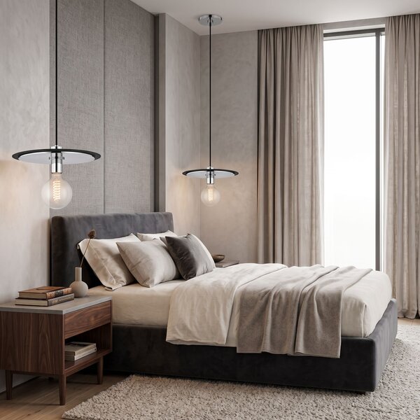 Lampă suspendată APP1214-1CP Black