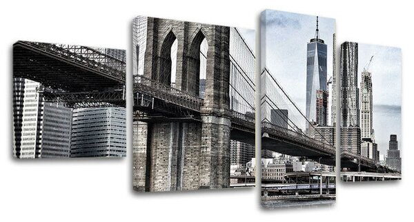 Pictură murală în 4 părți CITY / NEW YORK ME115E40