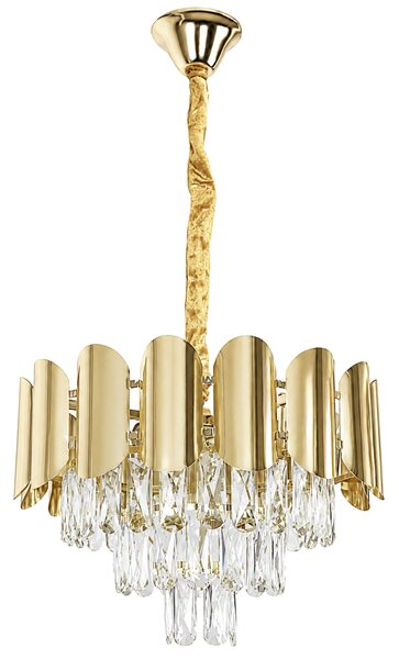 Lampă suspendată din cristal SWE099-CP 40cm GOLD