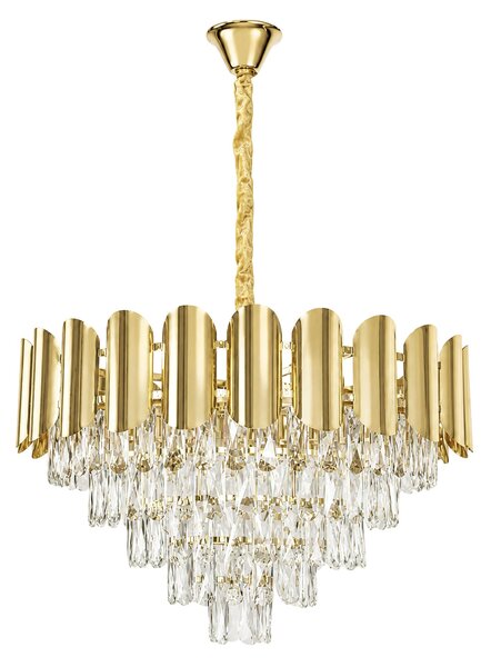 Lampă suspendată din cristal SWE100-CP 60cm GOLD
