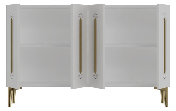 Dulap Randy 120 (alb + auriu). Promo -15%. 1153639