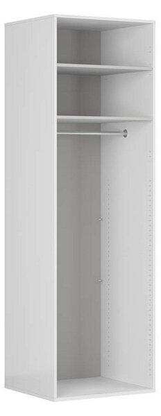 Dulap FLEX, alb, PAL, cu 2 usi, 75x66x240 cm