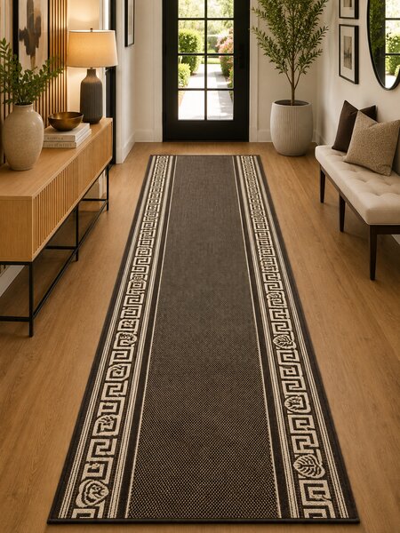 Traversa Covor, Natura 900, Maro, Latime 120 cm, Diverse Lungimi