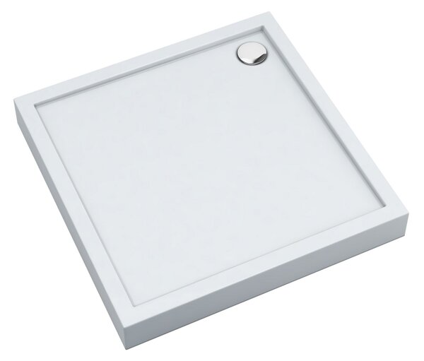 Schedline Cameron Smooth White cădiță de duș pătrată 90x90 cm alb 3ST.C1K-9090