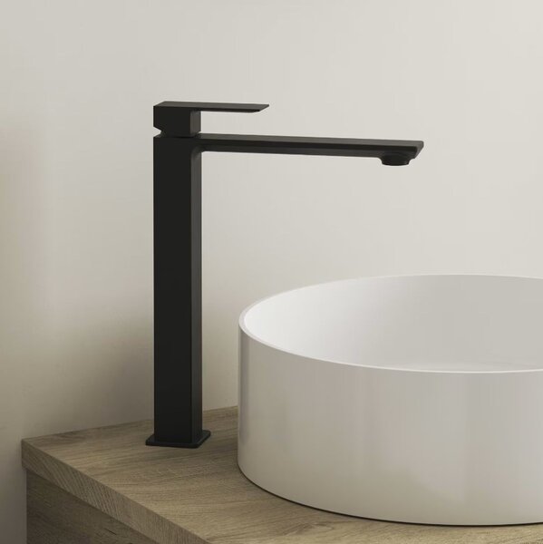Kronenbach Quara 3.0 baterie lavoar stativ negru KB100354C11