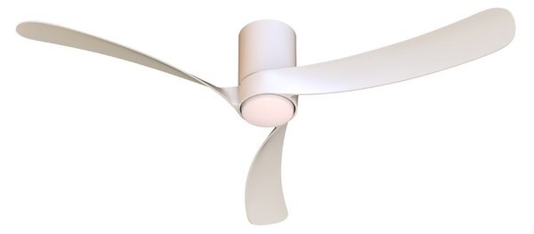 Ventilator de tavan cu LED-uri Nemo II L alb DC silențios CCT - Mantra Mantra Iluminación, Nemo II L, reglabil, Alb, Camera de zi, Metal, Modern