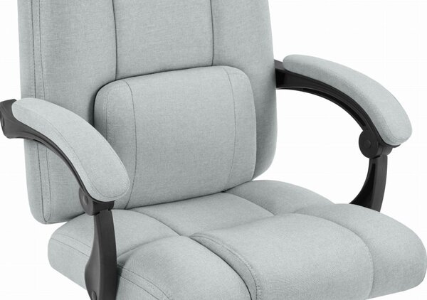Scaun de birou ergonomic CABRO C505 până la 150 kg gri