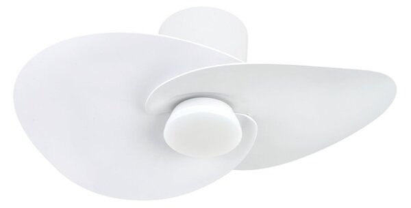 Ventilator de tavan cu LED-uri Nenufar alb DC silențios CCT - Mantra Mantra Iluminación, Nenufar, reglabil, Alb, Camera de zi, Aluminiu, Modern