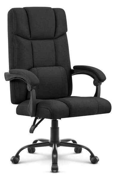 Scaun de birou ergonomic CABRO C505 până la 150 kg negru