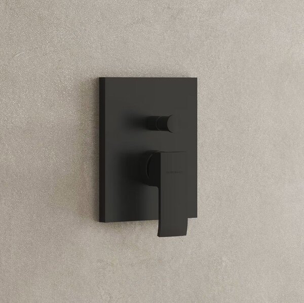 Kronenbach Quara 3.0 baterie cadă-duș ascuns negru KB100364C11