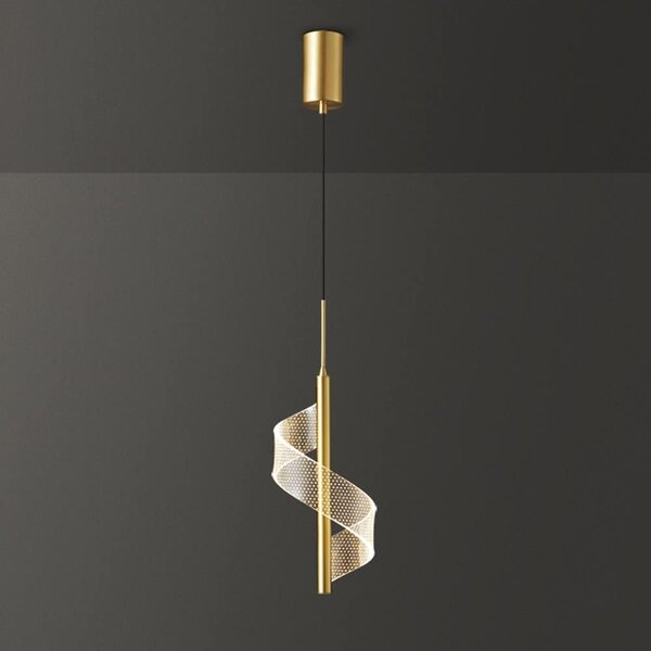 Lampă decorativă LED suspendată Belisara – Aurie