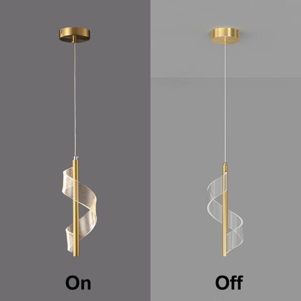 Lampă decorativă LED suspendată Belisara – Aurie
