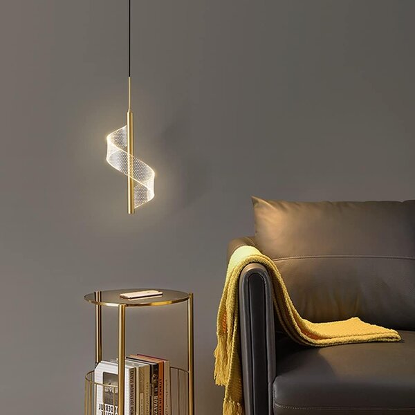 Lampă decorativă LED suspendată Belisara – Aurie