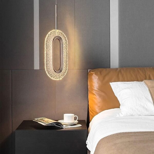 Lampă decorativă LED suspendată Dorelia – Aurie
