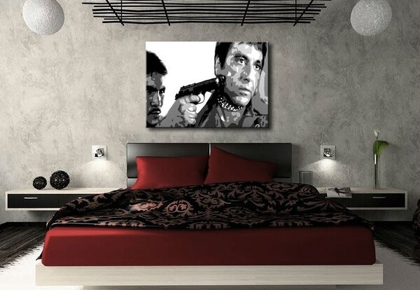 Tablou pictat manual POP Art AL PACINO 1 - piese