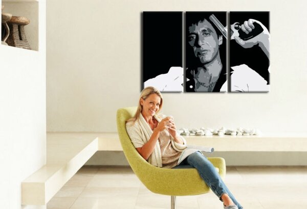 Tablou pictat manual POP Art AL PACINO 3 - piese