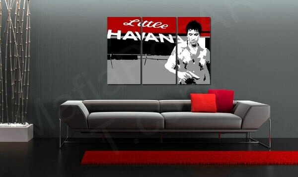 Tablou pictat manual POP Art Scarface - AL PACINO 3 - piese
